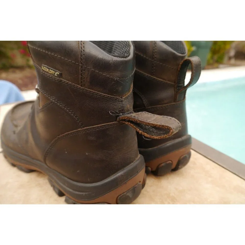KEEN Men's Nopo Waterproof Slate Black Boot Size 12 USA Made